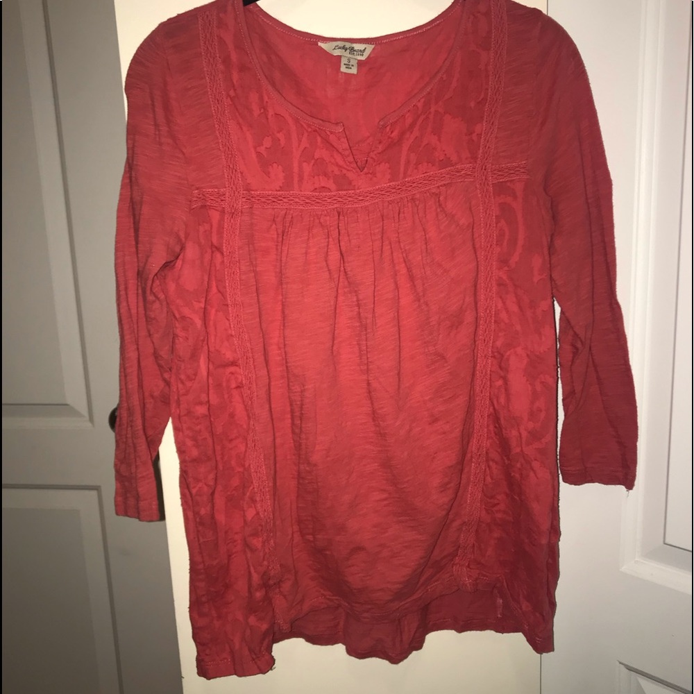 Lucky Brand Orange Top